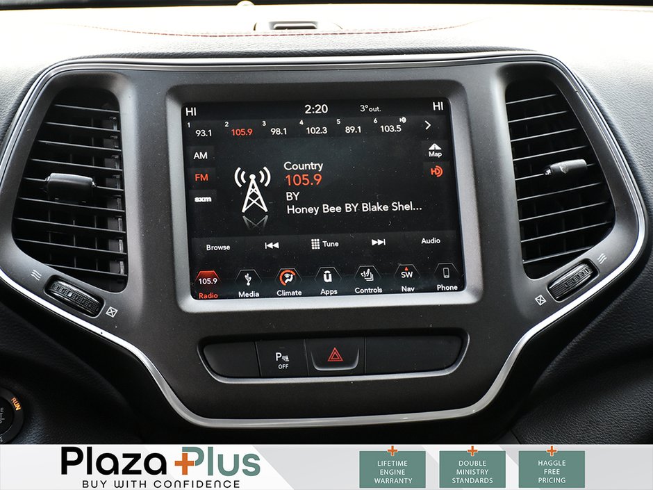 2019 Jeep Cherokee Trailhawk POWER LIFT GATE/V6/HEATED WHEEL/HEATED SEATS/APPLE CAR PLAY