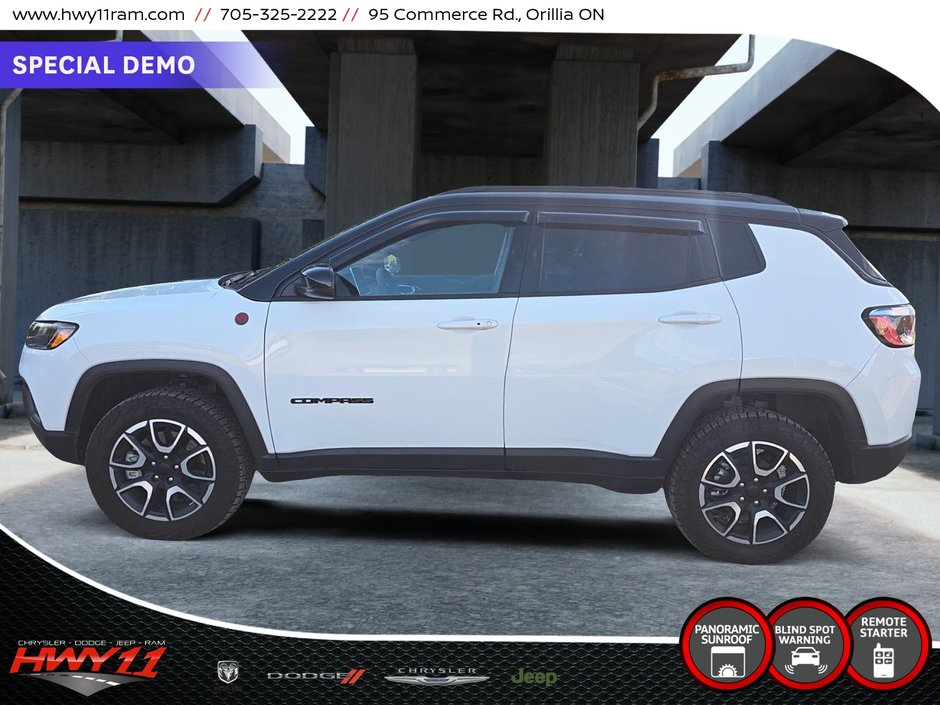 2024 Jeep Compass Trailhawk HWY 11 DEMO!