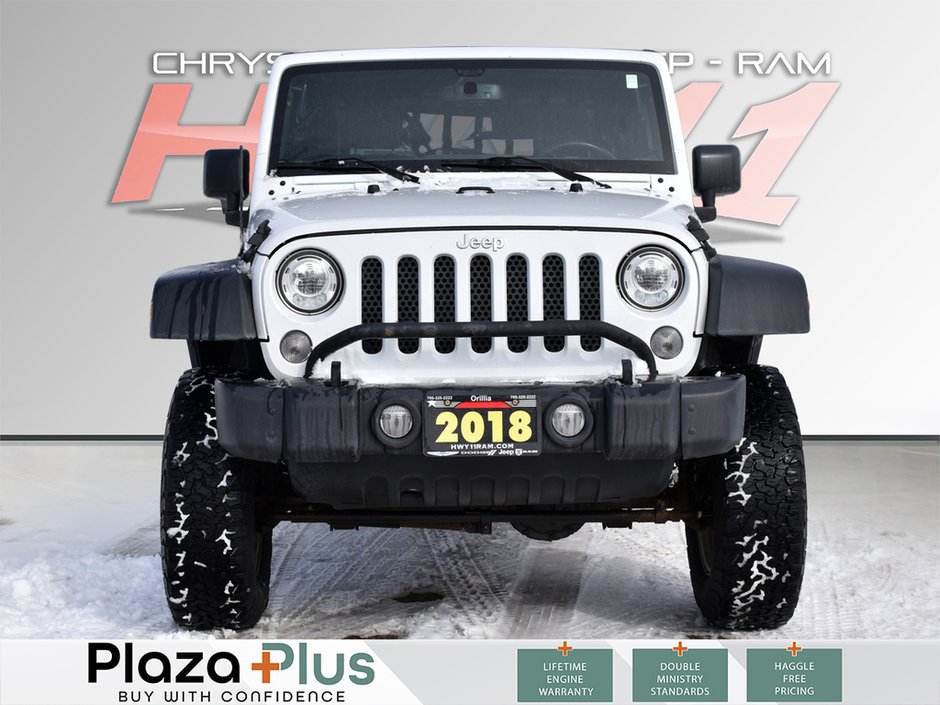 2018 Jeep Wrangler JK Sport HARD AND SOFT TOP/HEATED SEATS/POWER WINDOWS/LED LIGHTS