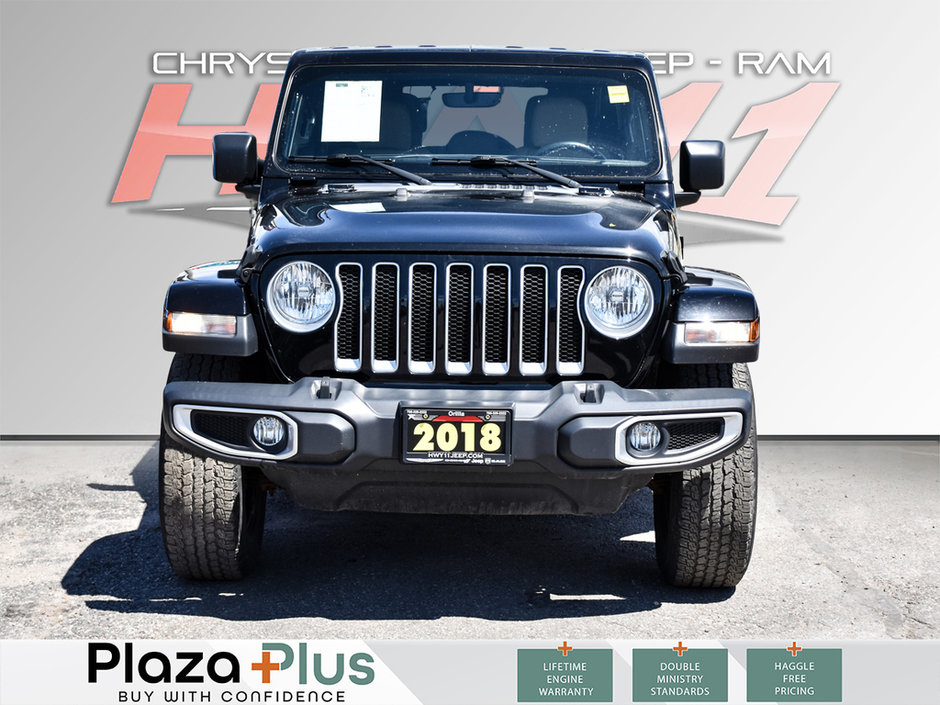 2018 Jeep Wrangler Unlimited Sahara LEATHER SEATS | LOW KM | ALLOY RIMS