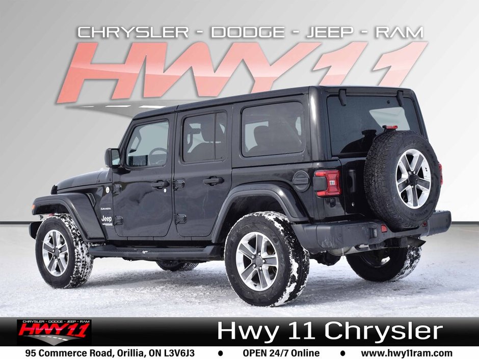 2018 Jeep Wrangler Unlimited Sahara LEATHER SEATS | LOW KM | ALLOY RIMS