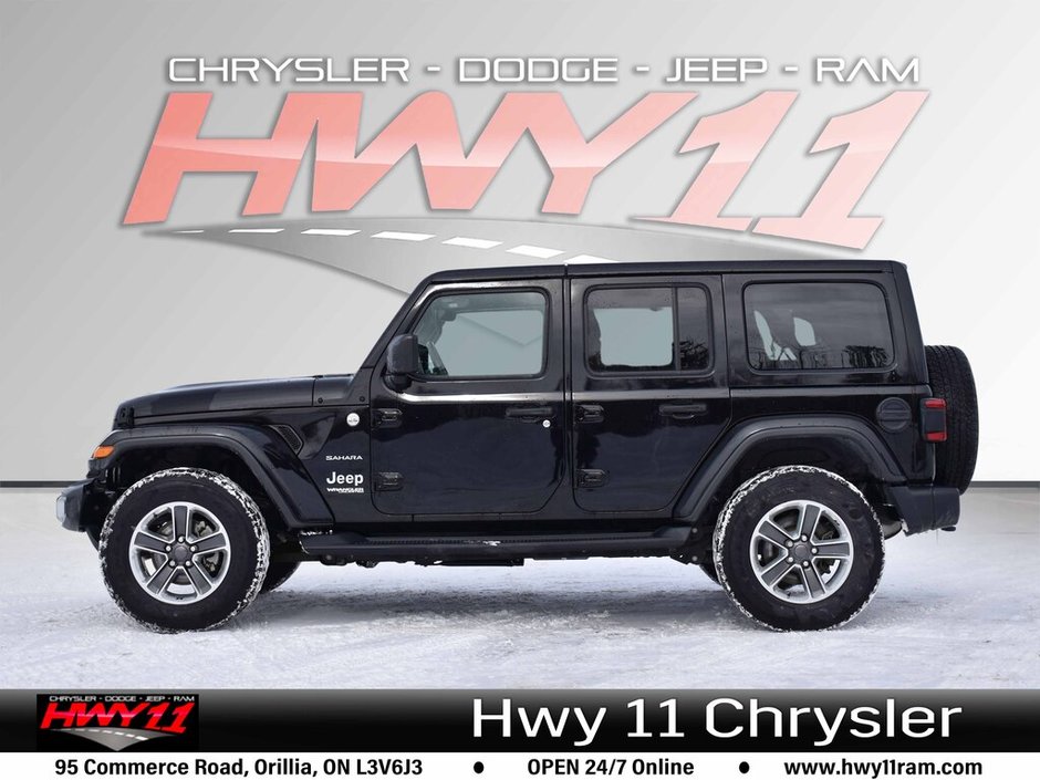 2018 Jeep Wrangler Unlimited Sahara LEATHER SEATS | LOW KM | ALLOY RIMS