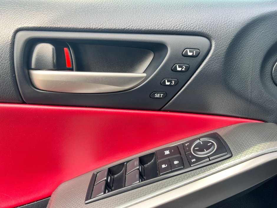2018 Lexus IS 300 F SPORT F-SPORT/SILVER/RED LEATHER/SUNROOF/HEATED SEATS