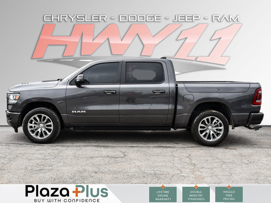 2023 Ram 1500 Laramie AIR SUSPENSION | HEATED + VENTILATED SEATS | ONE OWNER CLEAN CARFAX | REMOTE START