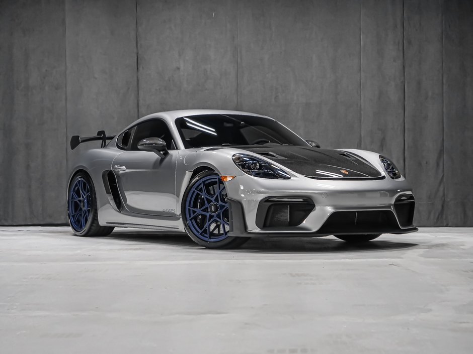 Porsche 718 Cayman GT4 RS PDK CARBONE JANTES BLEUES SPORT CHRONO 2025-9