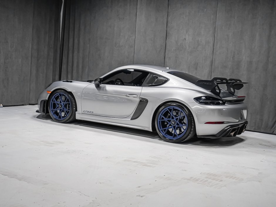 Porsche 718 Cayman GT4 RS PDK CARBONE JANTES BLEUES SPORT CHRONO 2025-6