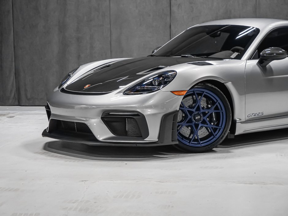Porsche 718 Cayman GT4 RS PDK CARBONE JANTES BLEUES SPORT CHRONO 2025-5