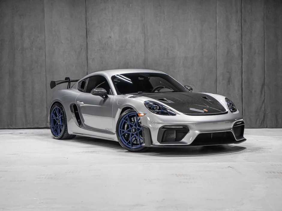 Porsche 718 Cayman GT4 RS PDK CARBONE JANTES BLEUES SPORT CHRONO 2025-1