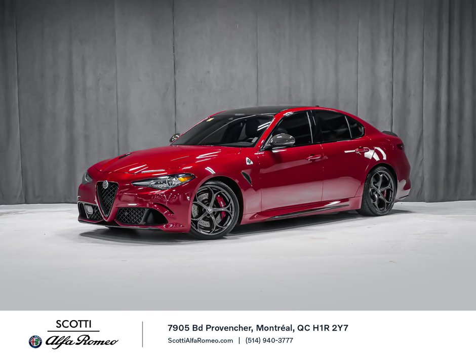 Alfa Romeo Giulia QUADRIFOGLIO CARBON TOIT CARBONE ASSIST CONDUITE 2021-0