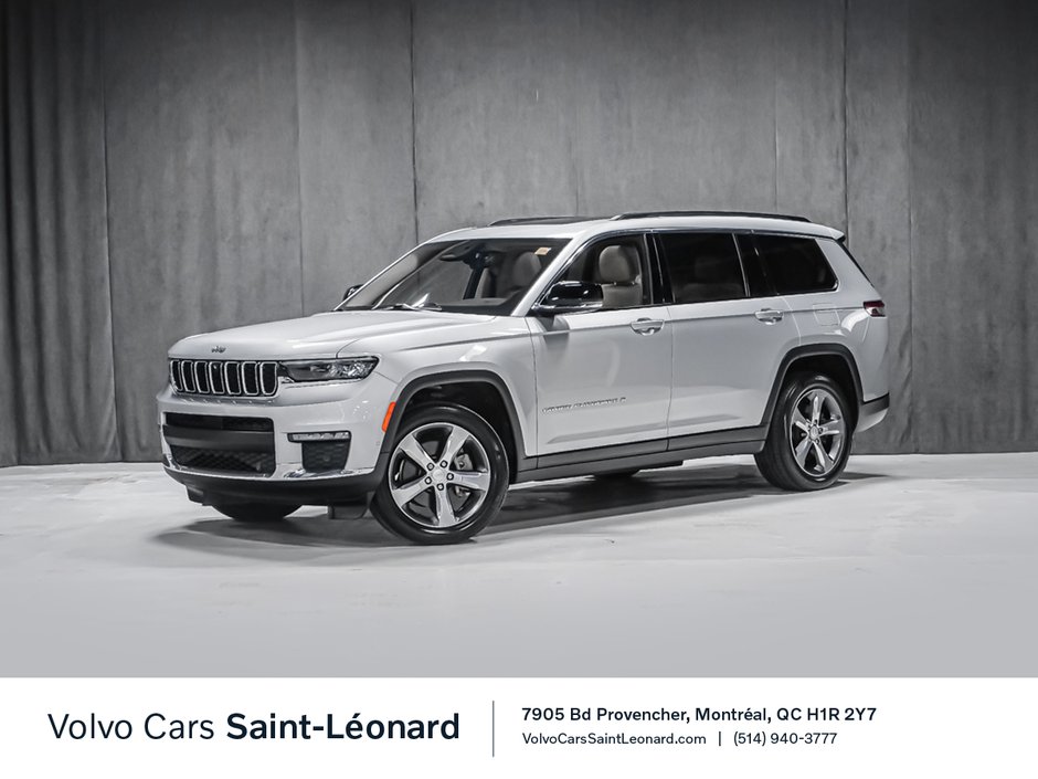 Jeep Grand Cherokee L LIMITED NAV TOIT PANO SIÈGES VENTILÉS ATTELAGE 2021-0