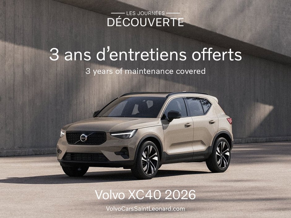 Volvo XC40 Plus (Dark Theme) 2026-1
