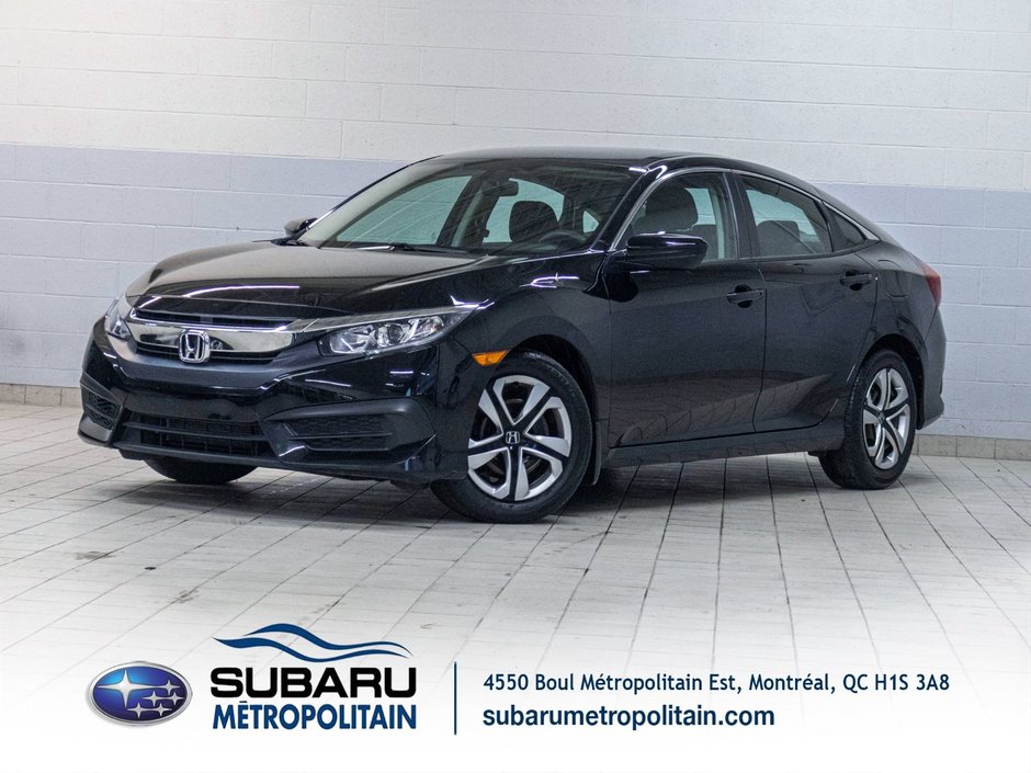 2018 Honda Civic Sedan LX, BANCS CHAUFF, CAMERA RECUL, GROUPE ELECTRIQUE in Charlemagne, Quebec