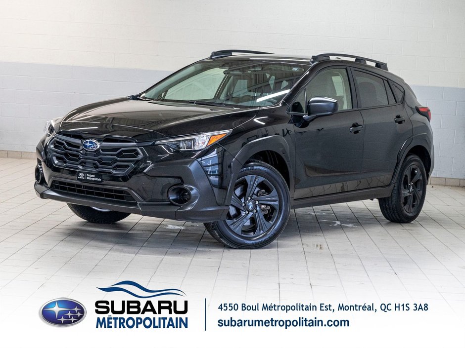 Subaru CROSSTREK COMMODITÉ CONVENIENCE, EYESIGHT, CARPLAY, BANCS CHAUFF, CAM 2024 à Charlemagne, Québec