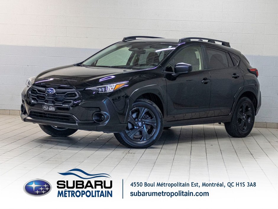 Subaru CROSSTREK COMMODITÉ CONVENIENCE, EYESIGHT, CARPLAY, BANCS CHAUFF, CAM 2024 à Charlemagne, Québec