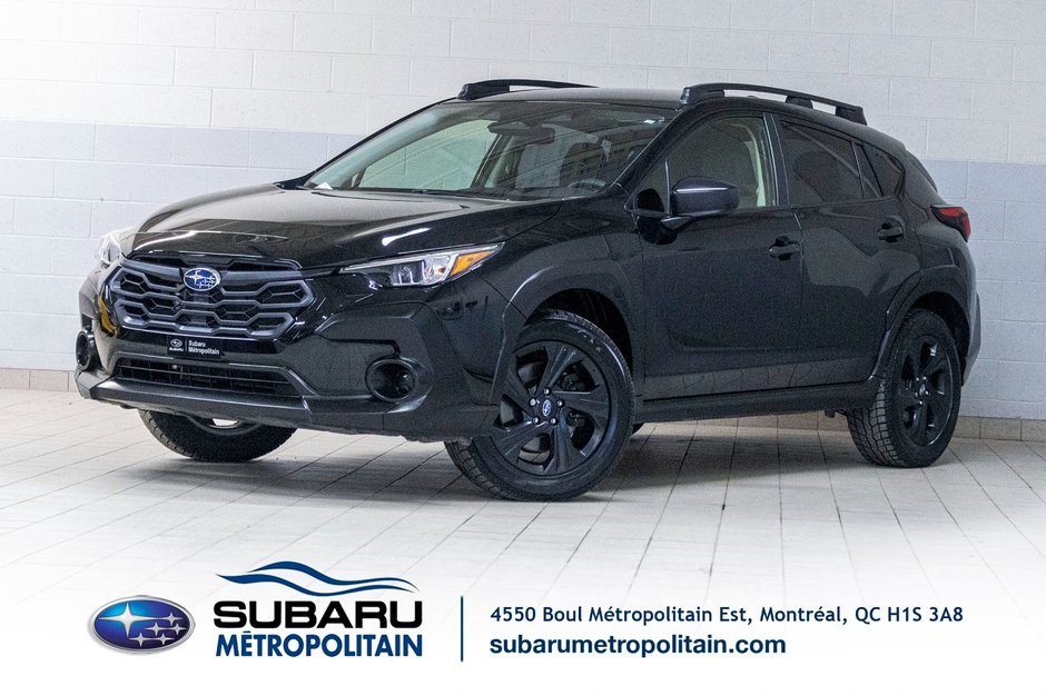 2024 Subaru CROSSTREK COMMODITÉ CONVENIENCE, EYESIGHT, CARPLAY, BANCS CHAUFF, CAM in Charlemagne, Quebec