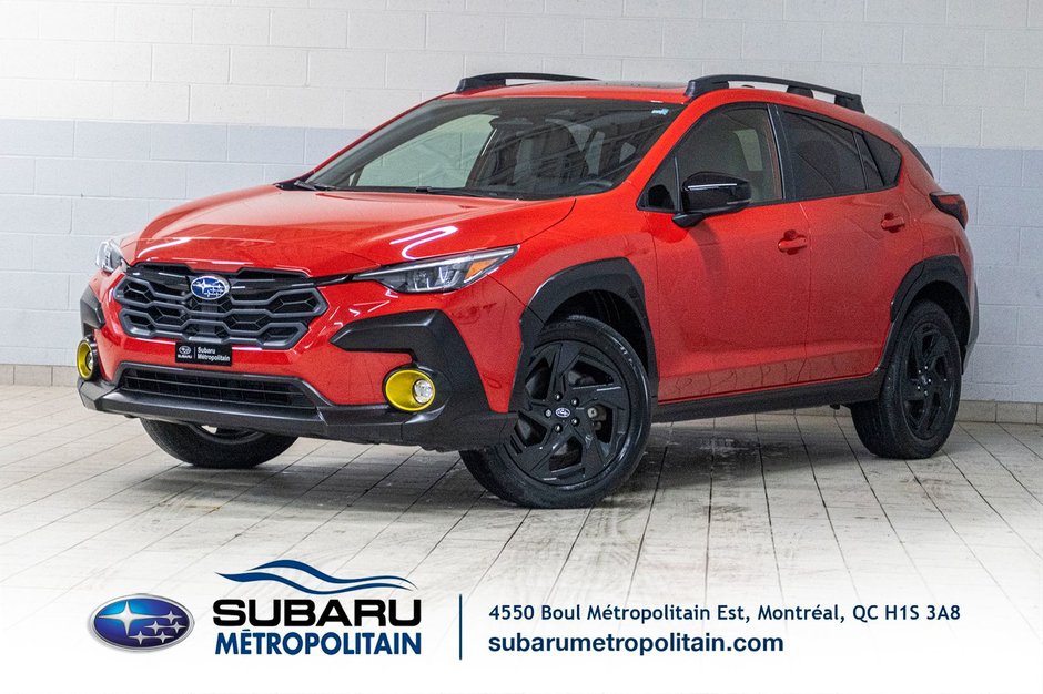 Subaru Crosstrek ONYX, 2.5L, TOIT, CARPLAY, BANCS CHAUF, CAM REC 2024 à Saint-Jérôme, Québec