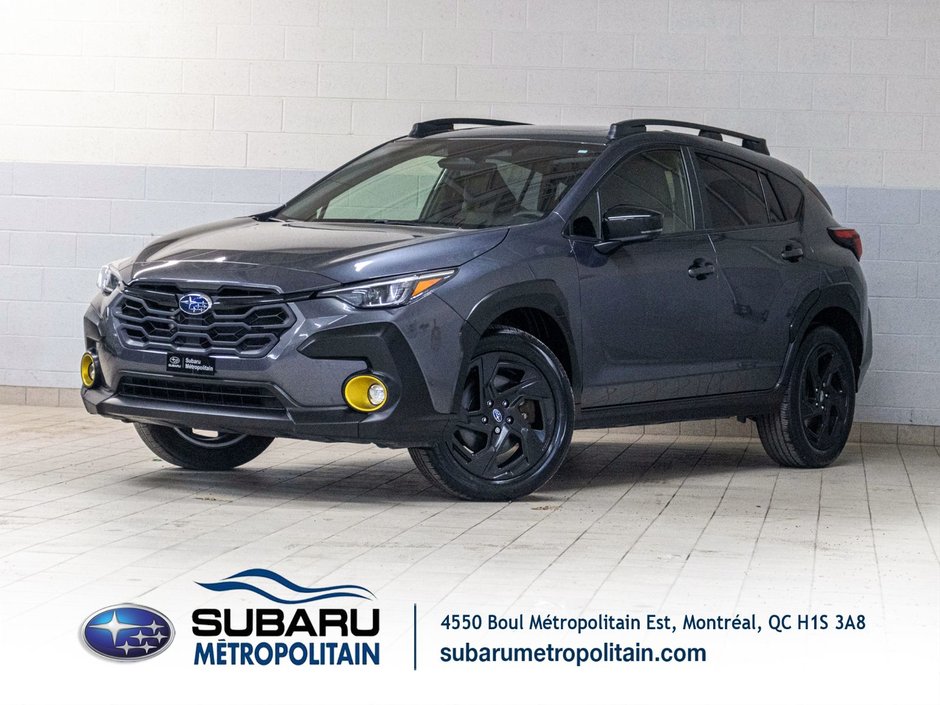 2024 Subaru Crosstrek ONYX, 2.5L, TOIT, CARPLAY, ECRAN 11.6, BANCS CHAUF in Charlemagne, Quebec
