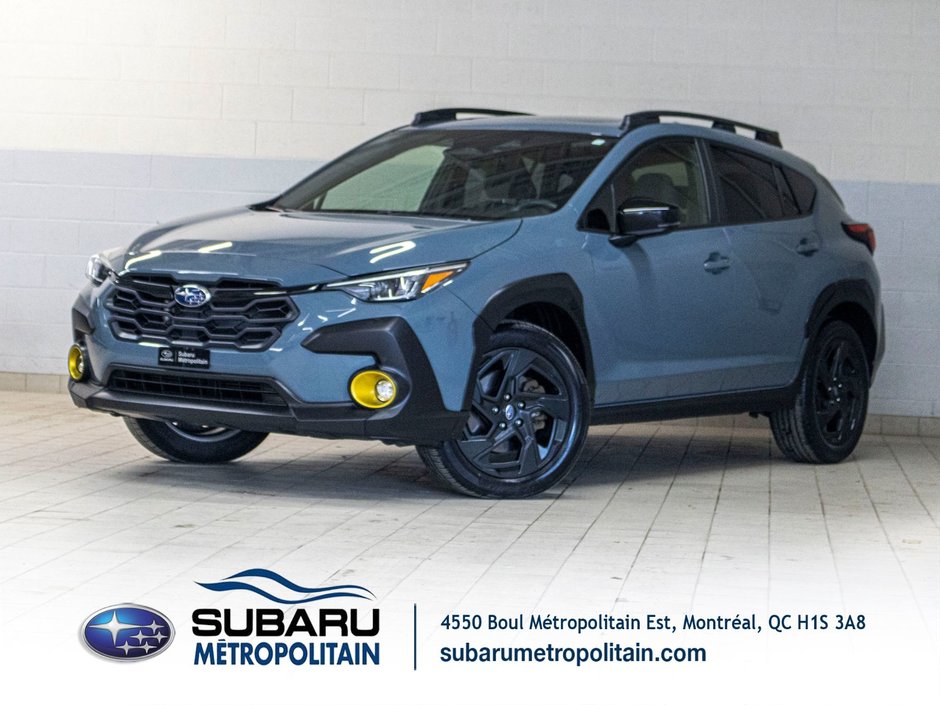 2024 Subaru Crosstrek ONYX, 2.5L, TOIT, CARPLAY, BANCS CHAUFF, CAM REC in Charlemagne, Quebec