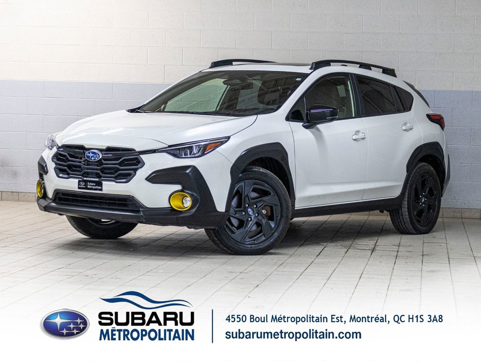 Subaru Crosstrek ONYX, 2.5L, TOIT, CARPLAY, ECRAN 11.6, BANCS CHAUF 2024 à Saint-Jérôme, Québec