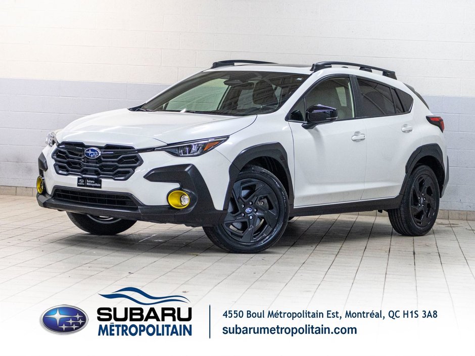 2024 Subaru Crosstrek ONYX, 2.5L, TOIT, CARPLAY, ECRAN 11.6, BANCS CHAUF in Saint-Jérôme, Quebec