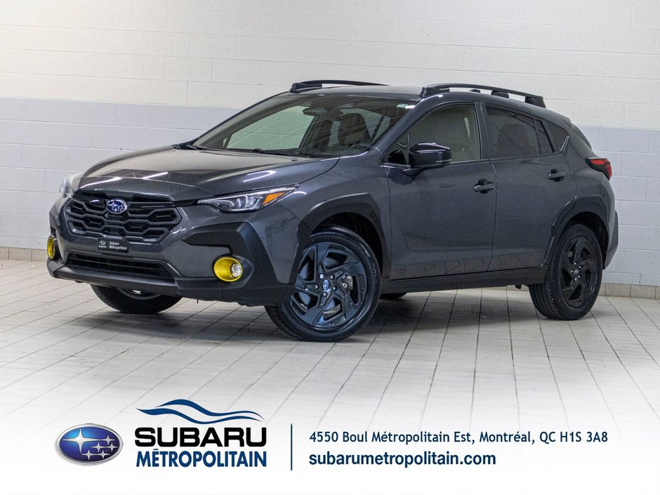 Subaru Crosstrek ONYX, 2.5L, TOIT, CARPLAY, ECRAN 11.6, BANCS CHAUF 2024 à Charlemagne, Québec