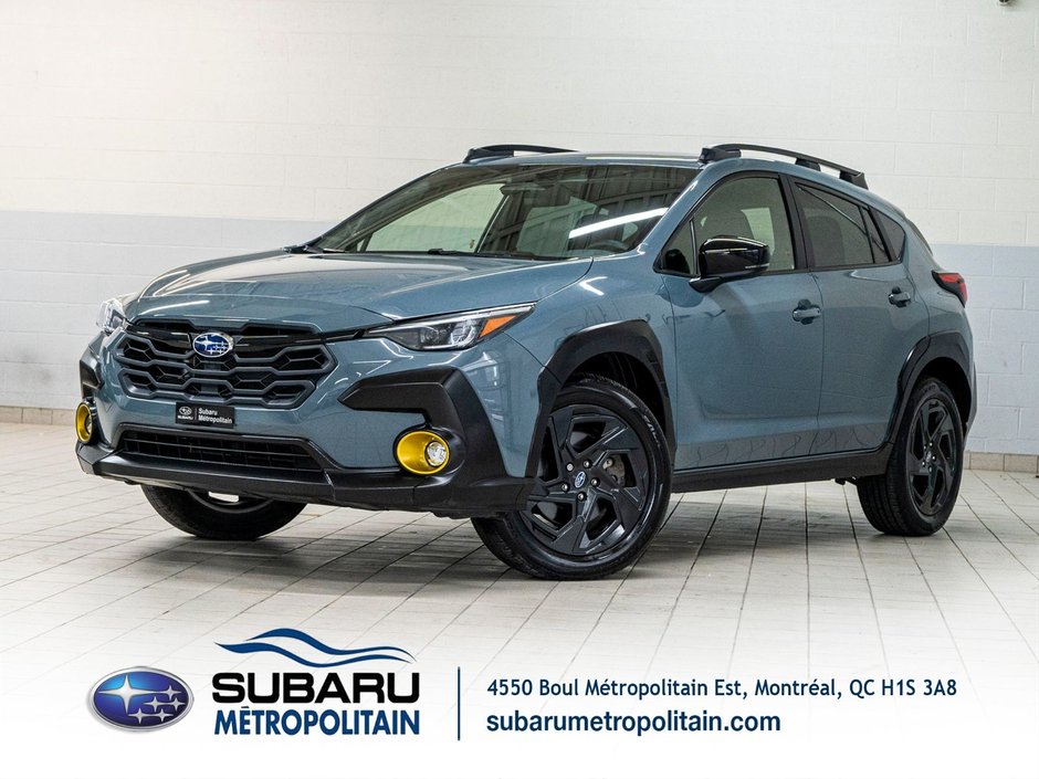 Subaru Crosstrek ONYX, 2.5L, TOIT, CARPLAY, ECRAN 11.6, BANCS CHAUF 2024 à Saint-Jérôme, Québec