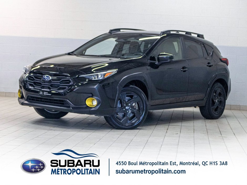 Subaru Crosstrek ONYX, 2.5L, TOIT, CARPLAY, ECRAN 11.6, BANCS CHAUF 2024 à Saint-Jérôme, Québec