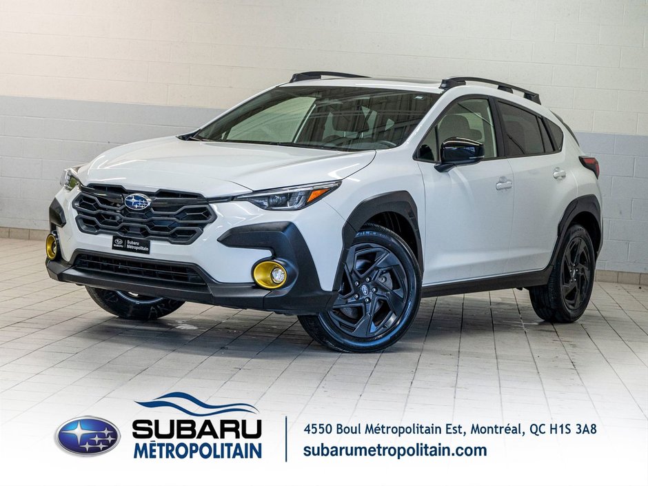 Subaru Crosstrek ONYX, 2.5L, TOIT, CARPLAY, ECRAN 11.6, BANCS CHAUF 2024 à Saint-Jérôme, Québec