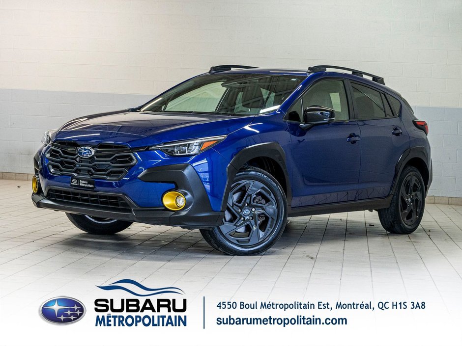 2024 Subaru Crosstrek ONYX, 2.5L, TOIT, CARPLAY, ECRAN 11.6, BANCS CHAUF in Saint-Jérôme, Quebec