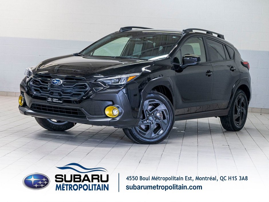 2024 Subaru Crosstrek ONYX, 2.5L, TOIT, CARPLAY, ECRAN 11.6, BANCS CHAUF in Charlemagne, Quebec