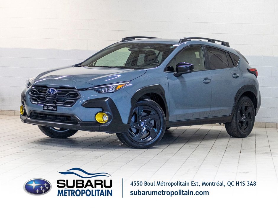 Subaru Crosstrek ONYX, 2.5L, TOIT, CARPLAY, ECRAN 11.6, BANCS CHAUF 2024 à Saint-Jérôme, Québec