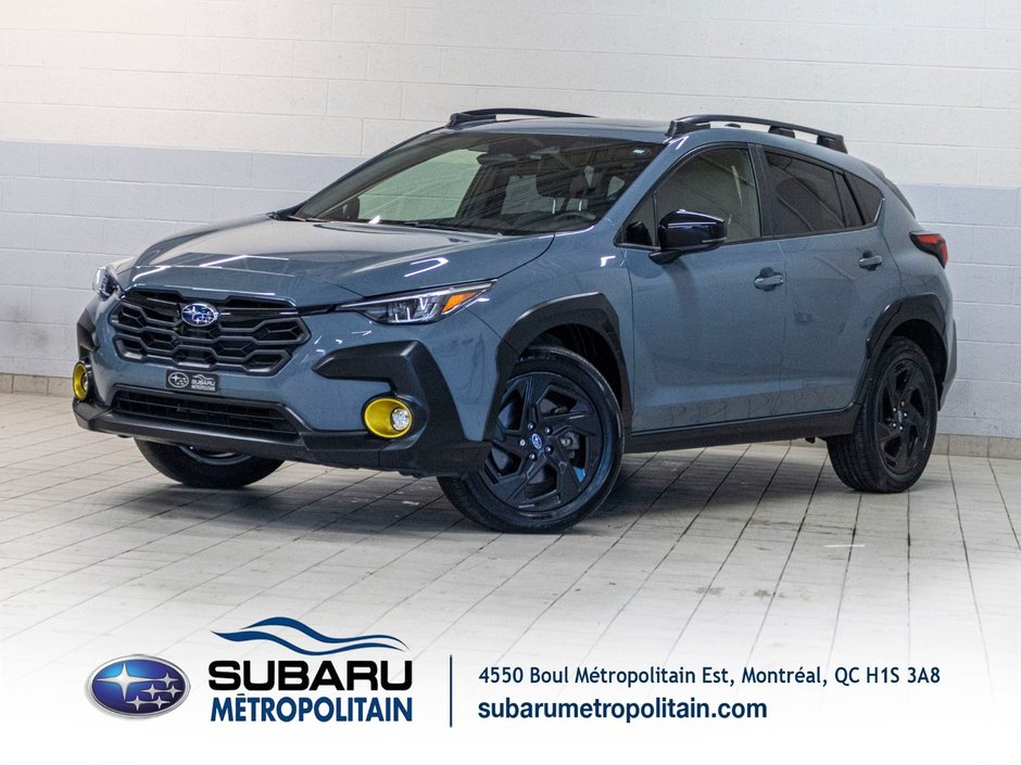 2024 Subaru Crosstrek ONYX, 2.5L, TOIT, CARPLAY, ECRAN 11.6, BANCS CHAUF in Saint-Jérôme, Quebec