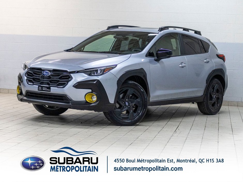Subaru Crosstrek ONYX, 2.5L, TOIT, CARPLAY, ECRAN 11.6, BANCS CHAUF 2024 à Charlemagne, Québec