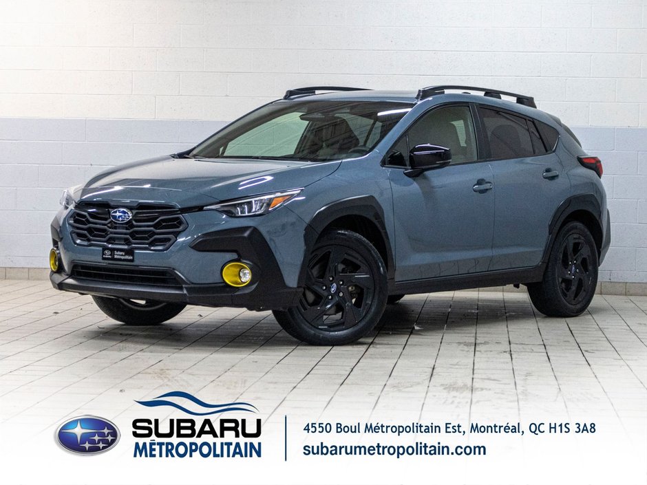 2024 Subaru Crosstrek ONYX, 2.5L, TOIT, CARPLAY, ECRAN 11.6, BANCS CHAUF in Saint-Jérôme, Quebec