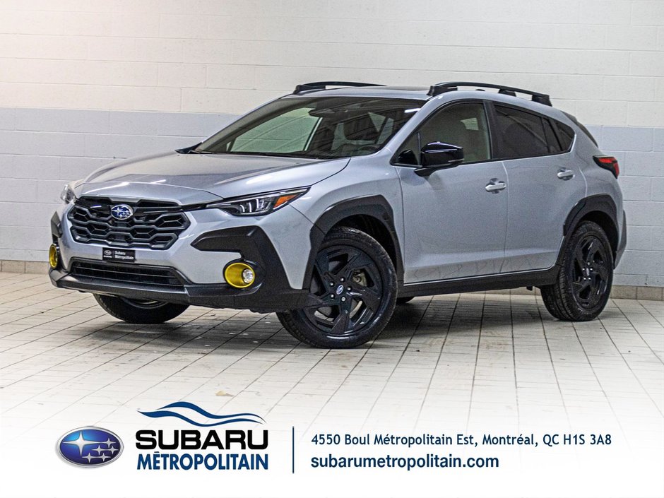 2024 Subaru Crosstrek ONYX, 2.5L, TOIT, CARPLAY, ECRAN 11.6, BANCS CHAUF in Saint-Jérôme, Quebec