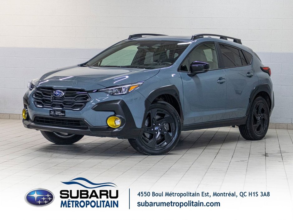 2025 Subaru Crosstrek ONYX, 2.5L, TOIT, CARPLAY, ECRAN 11.6, BANCS CHAUF in Charlemagne, Quebec