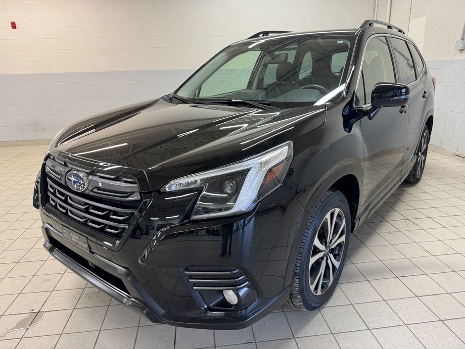 2023 Subaru Forester LIMITED, CUIR, TOIT, CARPLAY, BANCS CHAUFF, CAM in Charlemagne, Quebec
