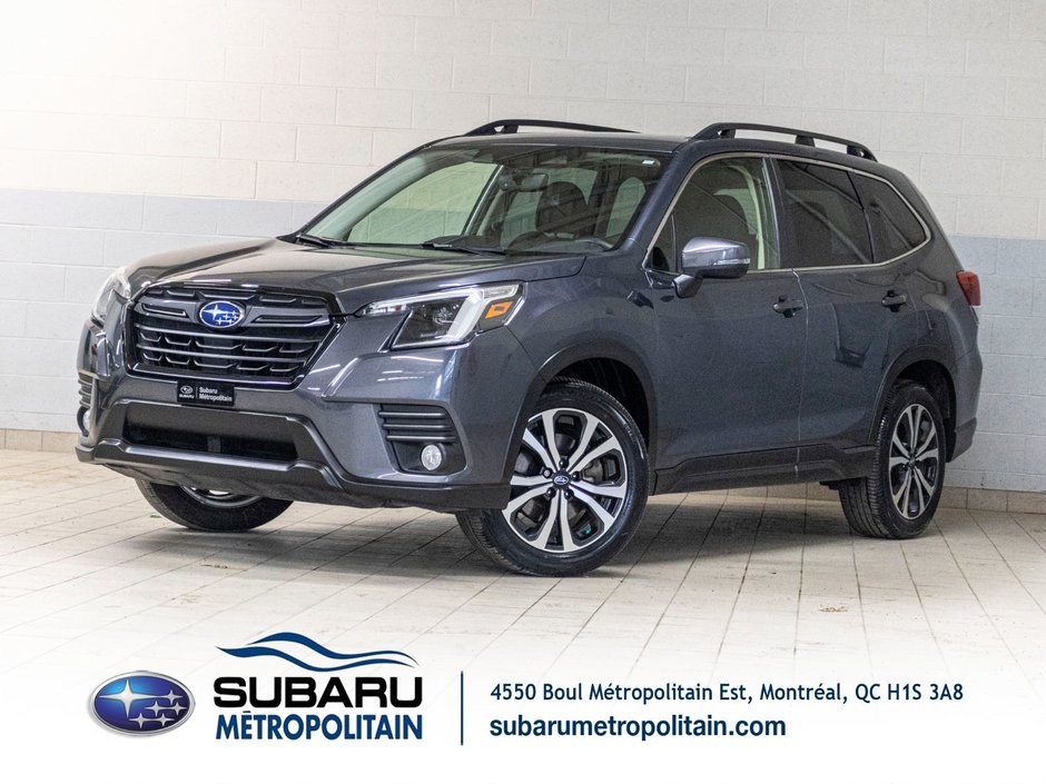 2023 Subaru Forester LIMITED, CUIR, TOIT, CARPLAY, HARMAN KARDON, CAM in Charlemagne, Quebec
