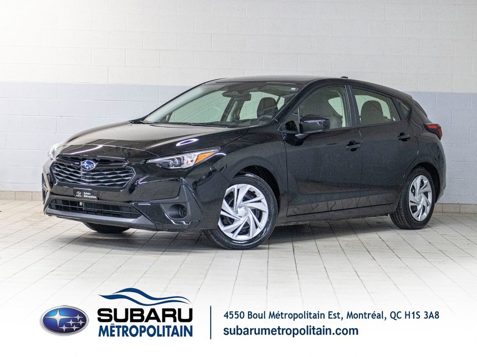 Subaru IMPREZA 5P COMMODITÉ CONVENIENCE, EYESIGHT, CARPLAY, BANCS CHAUFF, CAM 2024 à Saint-Jérôme, Québec
