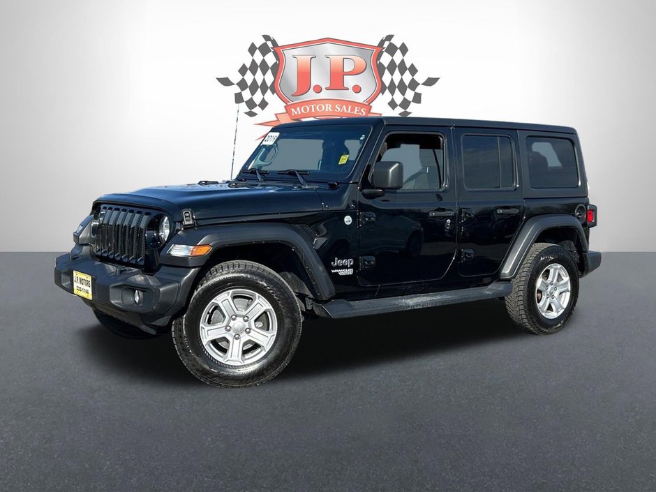 2019  Wrangler Unlimited Sport   HARD TOP   POWER GROUP   CAMERA   BT in Hannon, Ontario