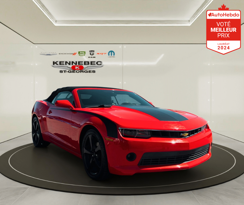 Chevrolet Camaro LT CONVERTIBLE 2015 à Saint-Georges, Québec