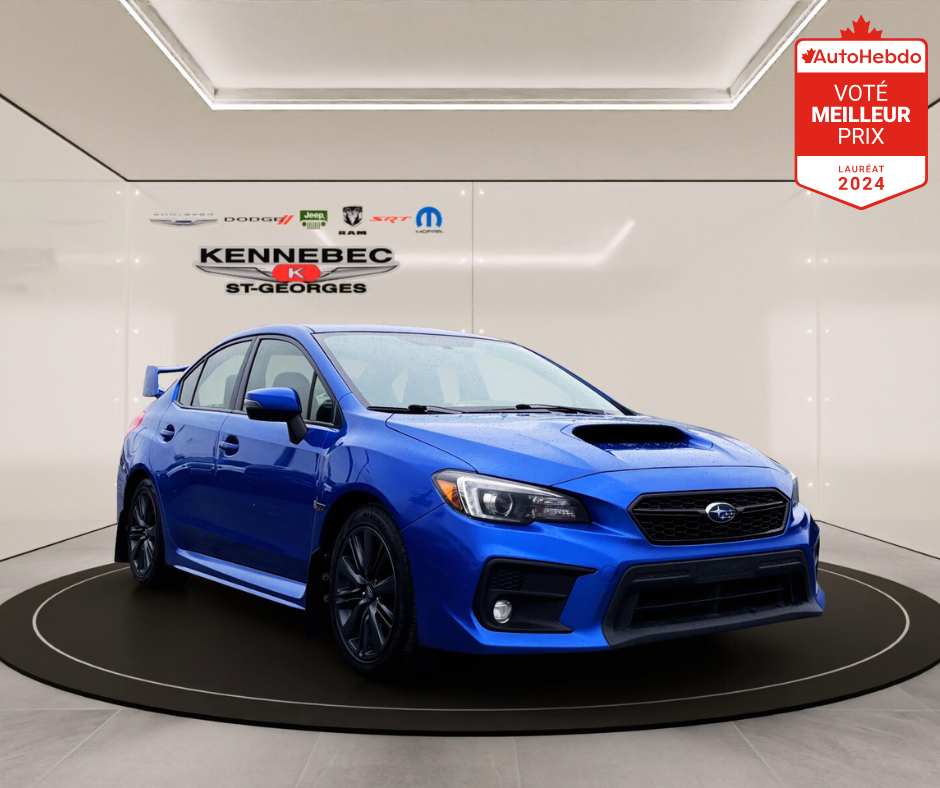 2019 Subaru WRX Sport*GARANTIE MOTOPROPULSSEUR 22 FEVRIER 2026 OU in Saint-Georges, Quebec