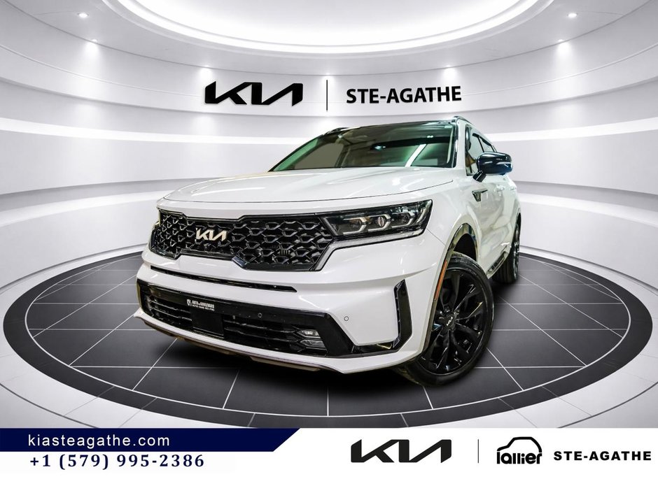 Kia Sorento SX AWD **JAMAIS ACCIDENTÉ+GARANTIE 10 ANS/ 200 000KM** CUIR ROUGE+TOIT PANORAMIQUE** 2023 à Montréal, Québec