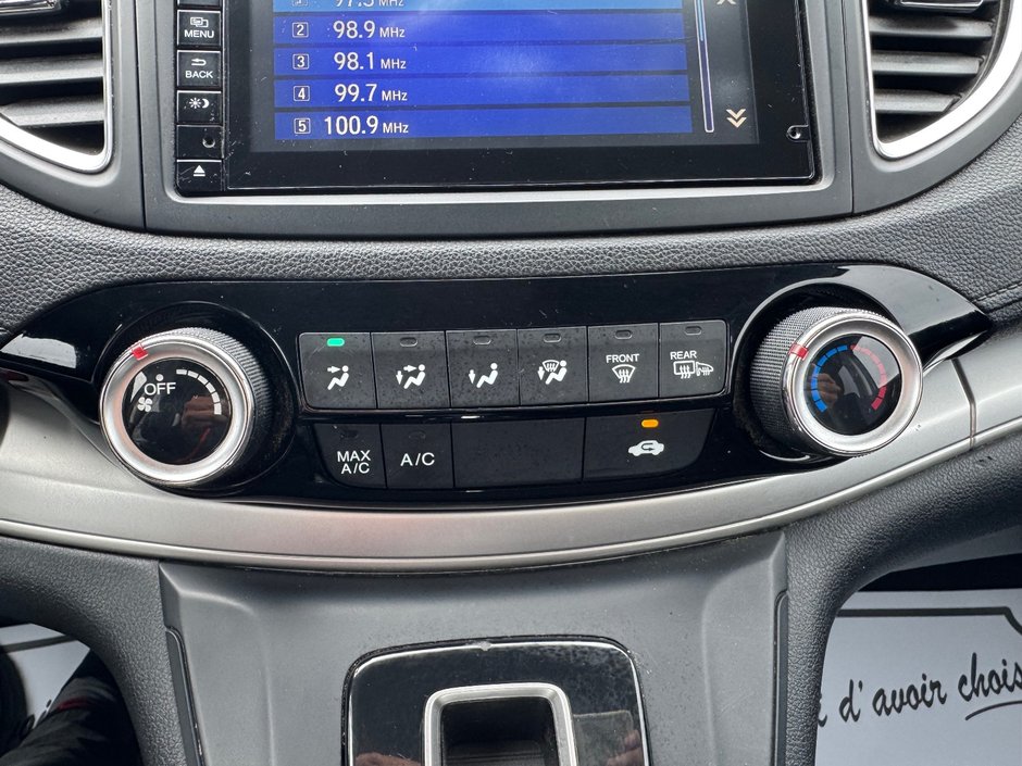 Honda CR-V SE AWD CAMERA RECUL BOUTON POUSSOIR 2016 INSPECTE+SIEGES CHAUFFANTS+AIR CLIMATISE+MAGS 17''+REGULATEUR DE VITESSES+PHARES AUTOMATIQUE