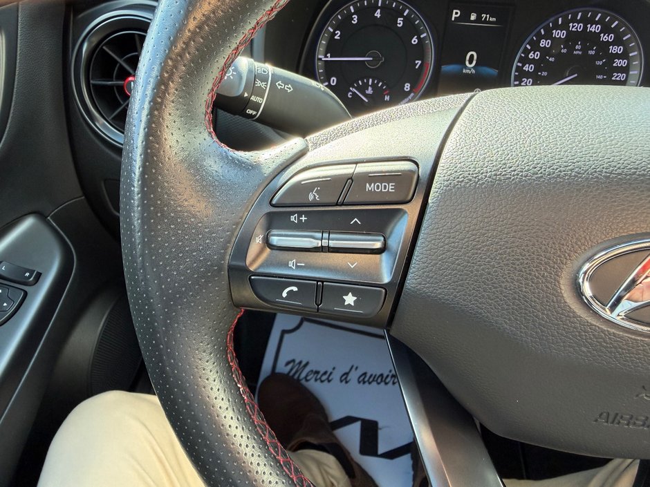 2022 Hyundai Kona N Line 1.6L Turbo AWD TOIT NOIR PAS ACCIDENTE