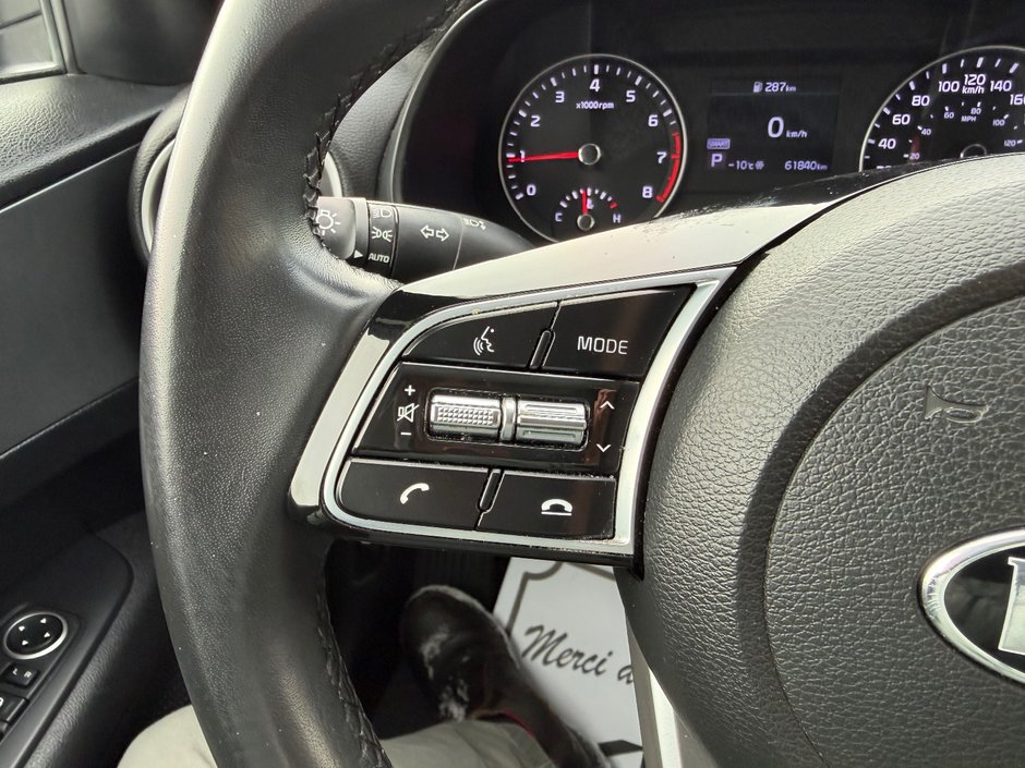 Kia Forte LX DEFLECTEUR CAPOT APPLE CARPLAY CAMERA 2020 INSPECTE+SIEGES CHAUFFANTS+BLUETOOTH+REGULATEUR DE VITESSES+PHARES AUTOMATIQUE+AIR CLIMATISE