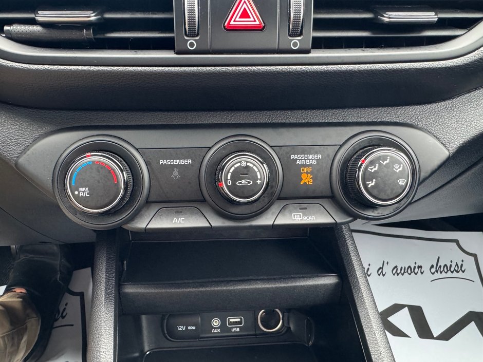 Kia Forte LX PNEUS NEUFS DEMARREUR PAS ACCIDENTE 2021 INSPECTE+MAGS 15''+ANDROID AUTO/APPLE CARPLAY+CAMERA DE RECUL+SIEGES CHAUFFANTS+AIR CLIMATISE
