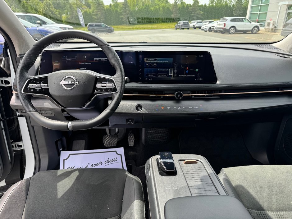 Nissan Ariya Engage TA VOLANT CHAUFFANT GPS PAS ACCIDENTE 2024 CONSIGNATION+AUTONOMIE 348 KM+CAMERA DE RECUL+SIEGES CHAUFFANTS+CLE INTELLIGENTE/DEMARRAGE BOUTON