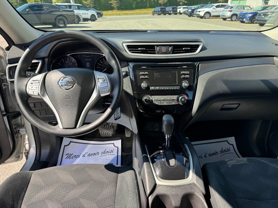 Nissan Rogue S TA CAMERA RECUL BLUETOOTH PAS ACCIDENTE 2016 INSPECTE+AIR CLIMATISE+RADIO SIRIUS+REGULATEUR DE VITESSES+GROUPE ELECTRIQUE+LECTEUR CD