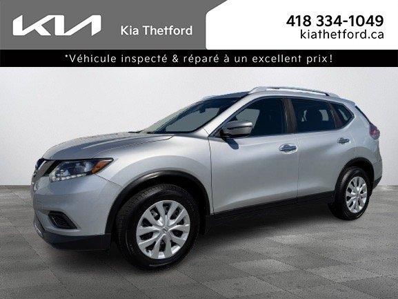 Nissan Rogue S TA CAMERA RECUL BLUETOOTH PAS ACCIDENTE 2016 INSPECTE+AIR CLIMATISE+RADIO SIRIUS+REGULATEUR DE VITESSES+GROUPE ELECTRIQUE+LECTEUR CD